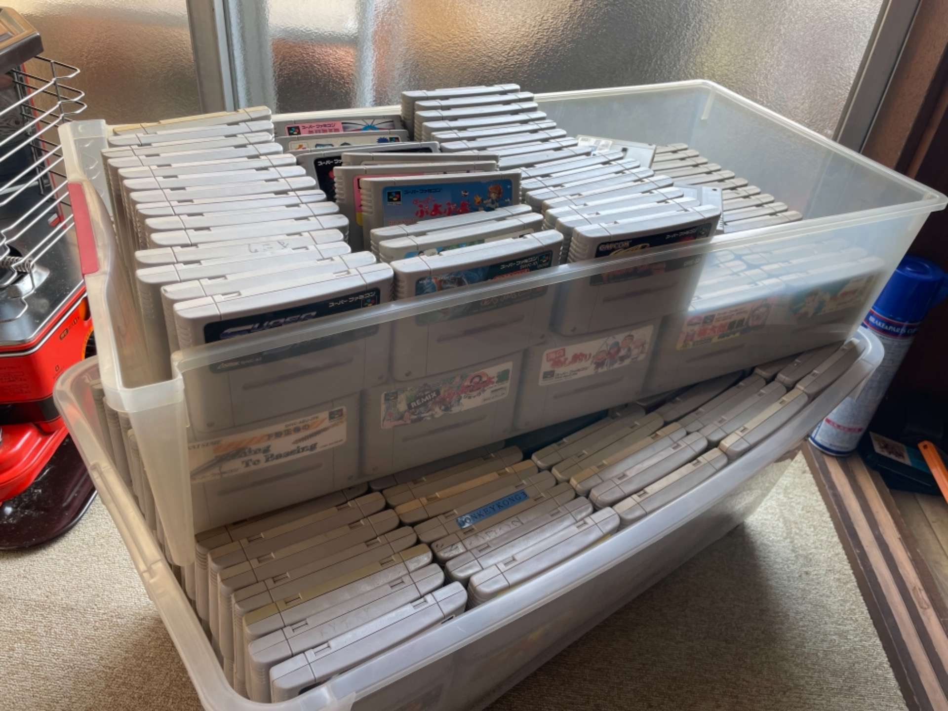 大阪府守口市にて任天堂スーパーファミコン本体およびソフト多数買取させていただきました